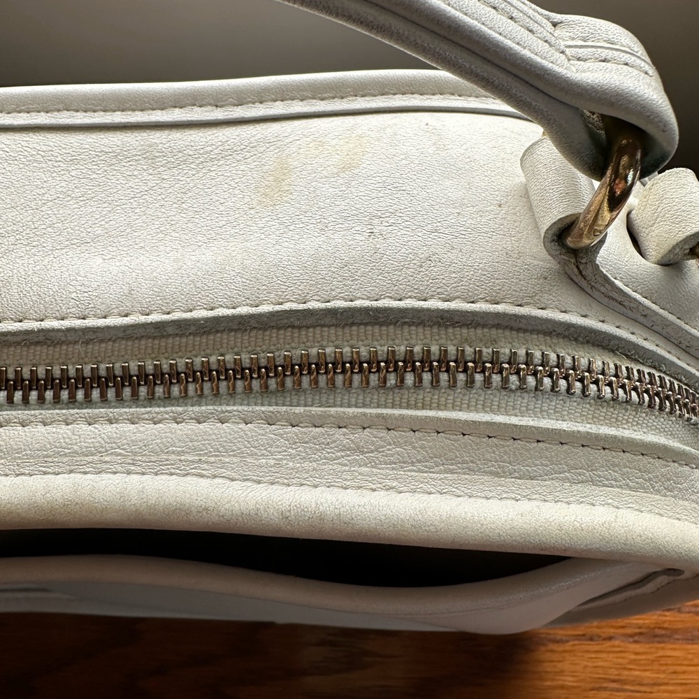 COACH vintage LUNCH BOX ZIP🔥9991🔥HTF White - Picture 14 of 14